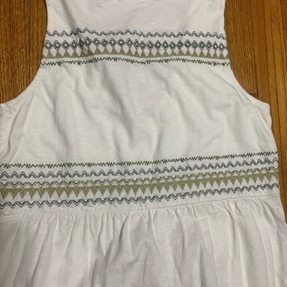 Aventura Womens Bianca Embroidered Dress White With Pockets Size XS Organic - Picture 9 of 9